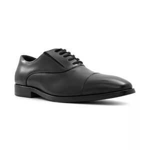 ALDO‎ Paxely Black Cap Toe Oxford Dress Shoes Leather Lace Up Formal Business 10